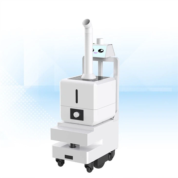 Fyrkantig botten Spray Desinfektionsrobot